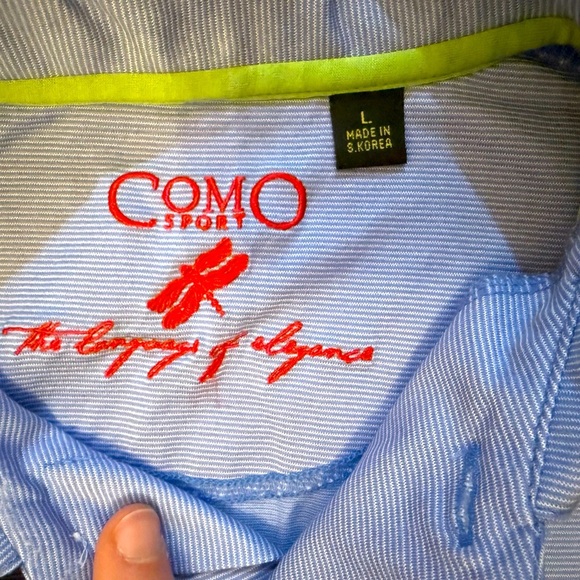 Como sport golf shirt size large in excellent like-new condition - Picture 5 of 5